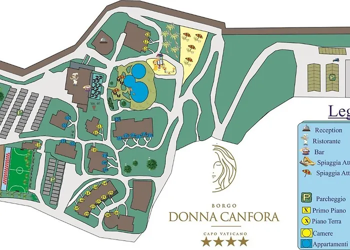 Borgo Donna Canfora Lägenhetshotell Capo Vaticano